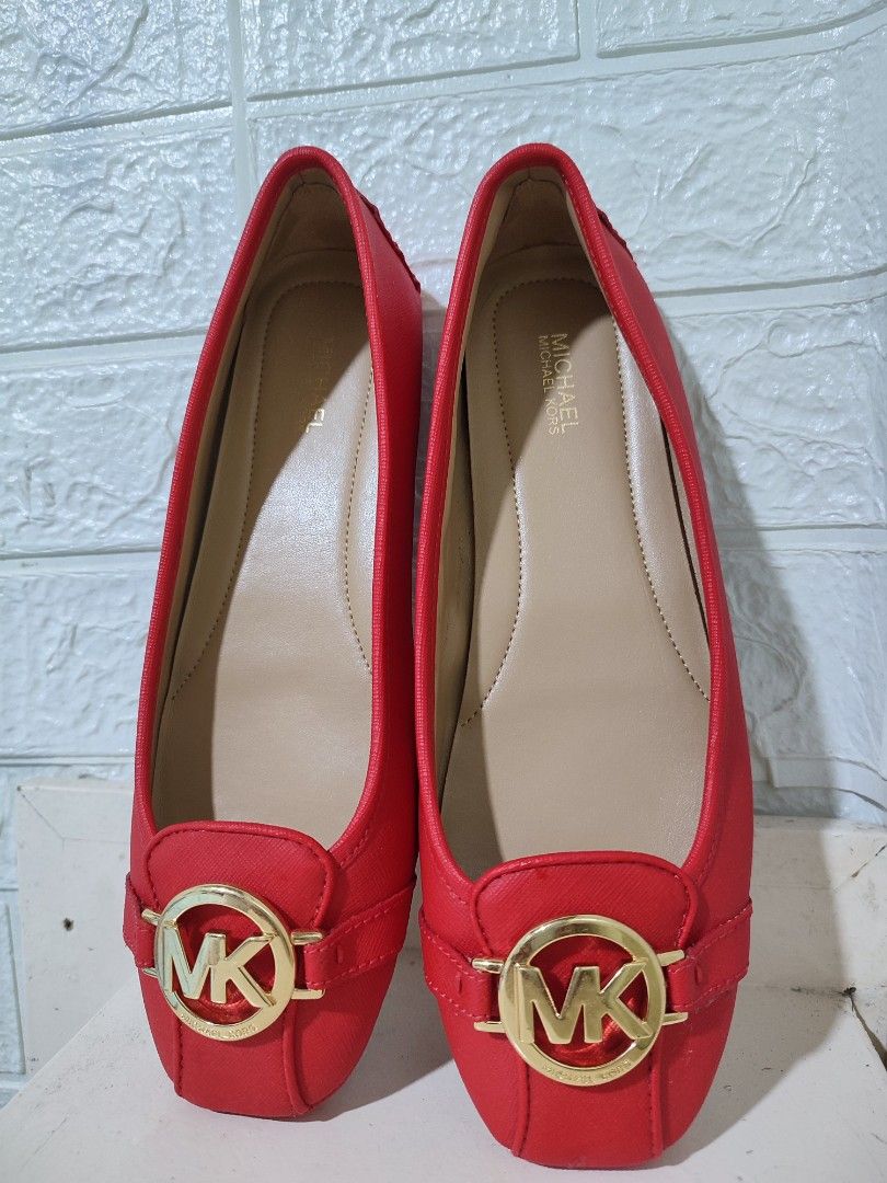 Michael kors loafers red 2025
