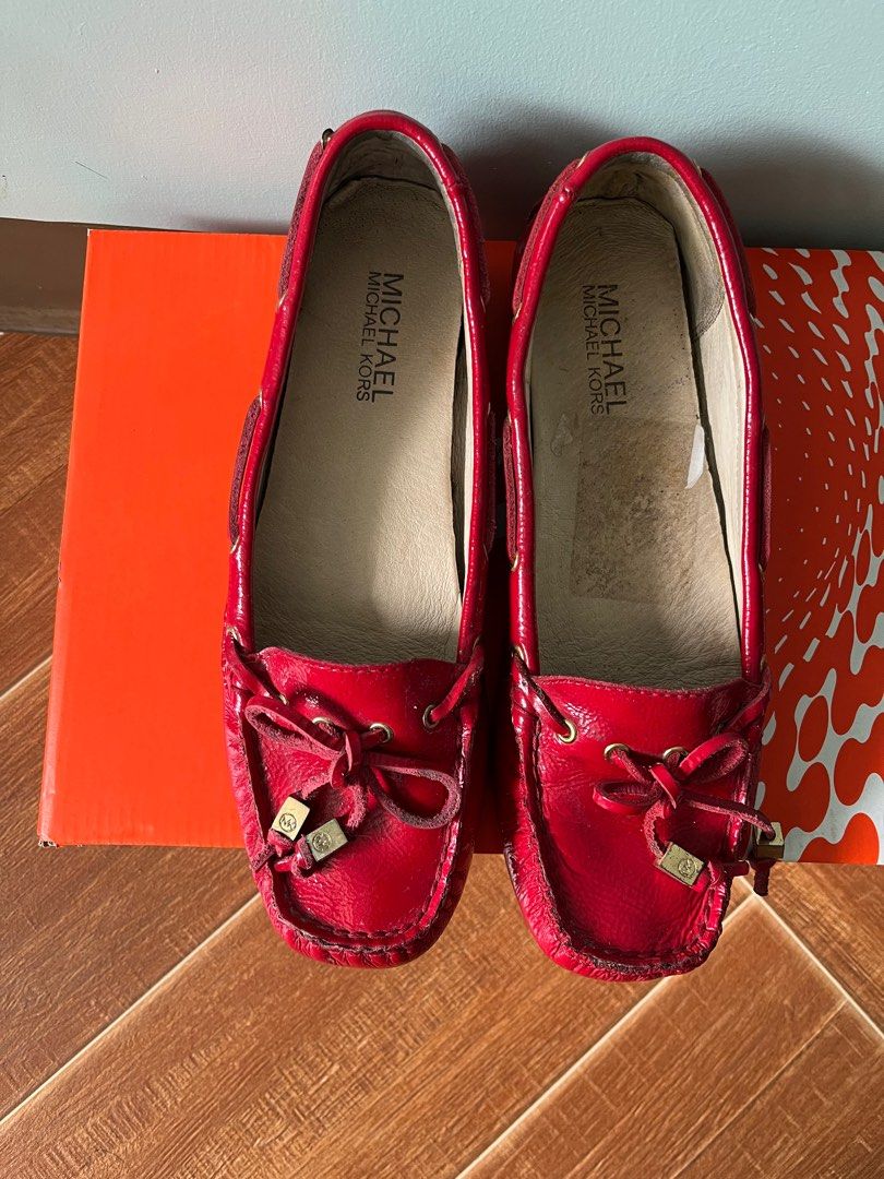 michael kors red shoes