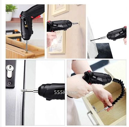 Mini Electric Screwdriver Set USB Power Tool Kit Cordless