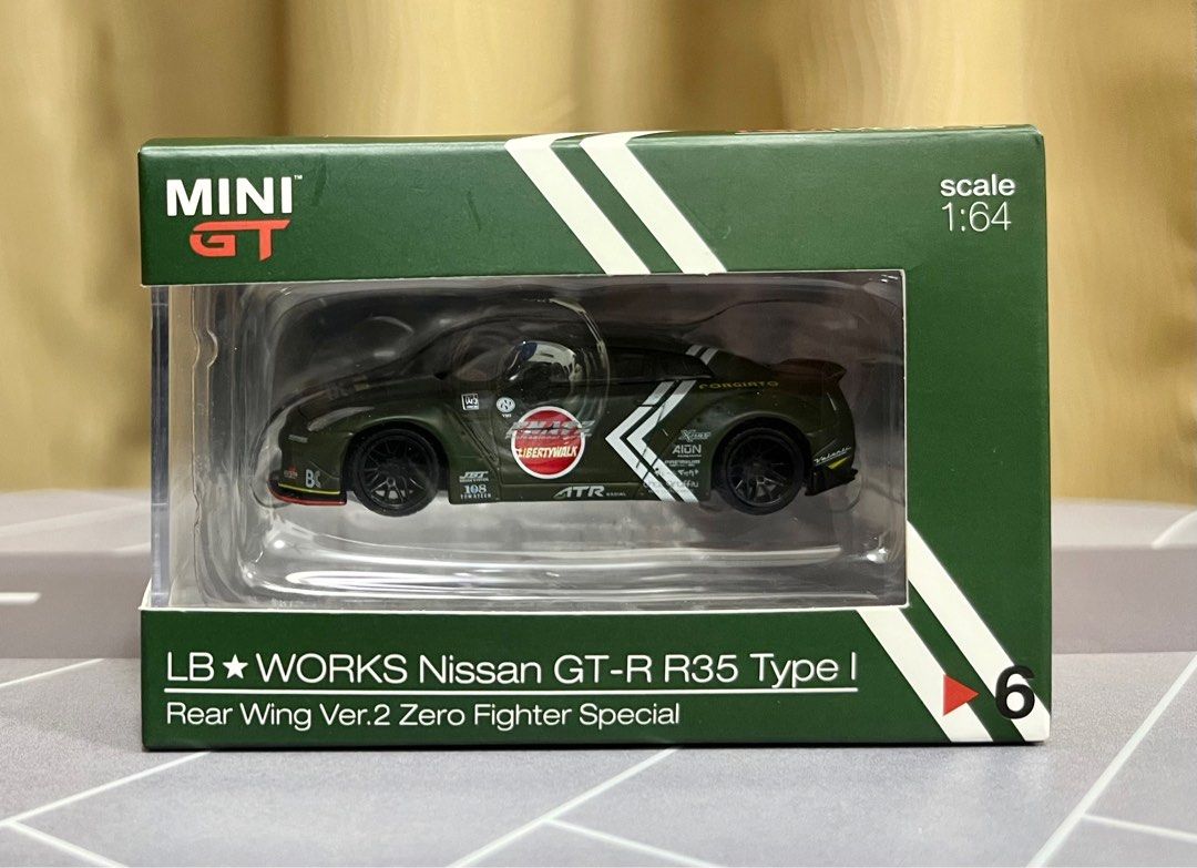 Mini GT LB☆WORKS Nissan GT-R (R35) Zero Fighter Special, Hobbies 