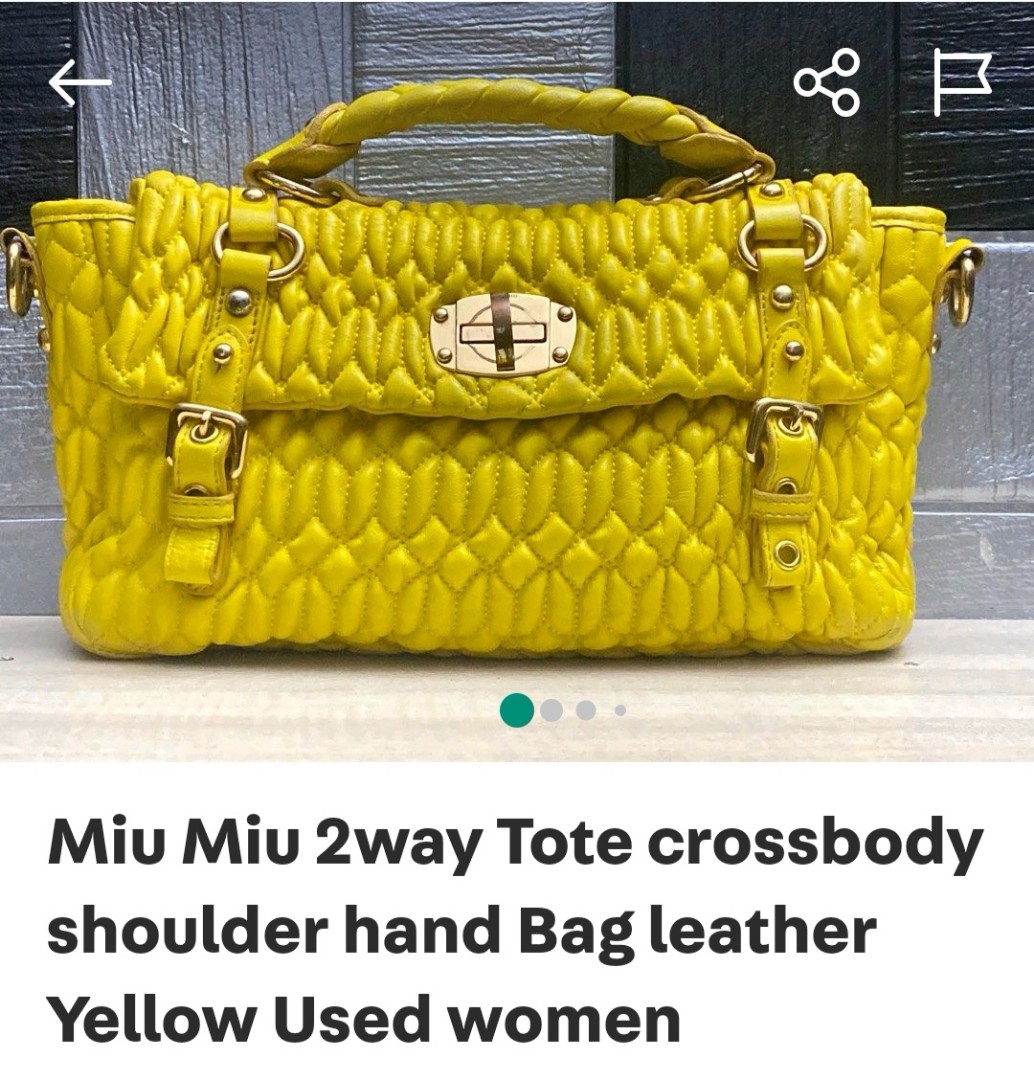 Miu Miu bag, Luxury, Bags & Wallets on Carousell