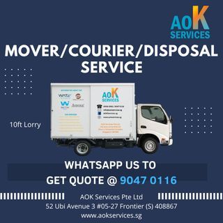 Mover Service By AOK Services  (House Moving I Furniture Moving I Office Moving I Disposal Fee)