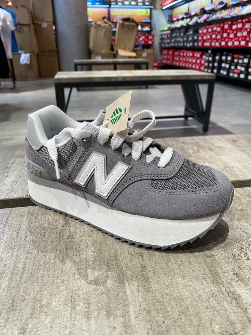 New Balance 574 Platform US7 7.5 8 8.5 9 Women s Fashion Footwear Sneakers on Carousell