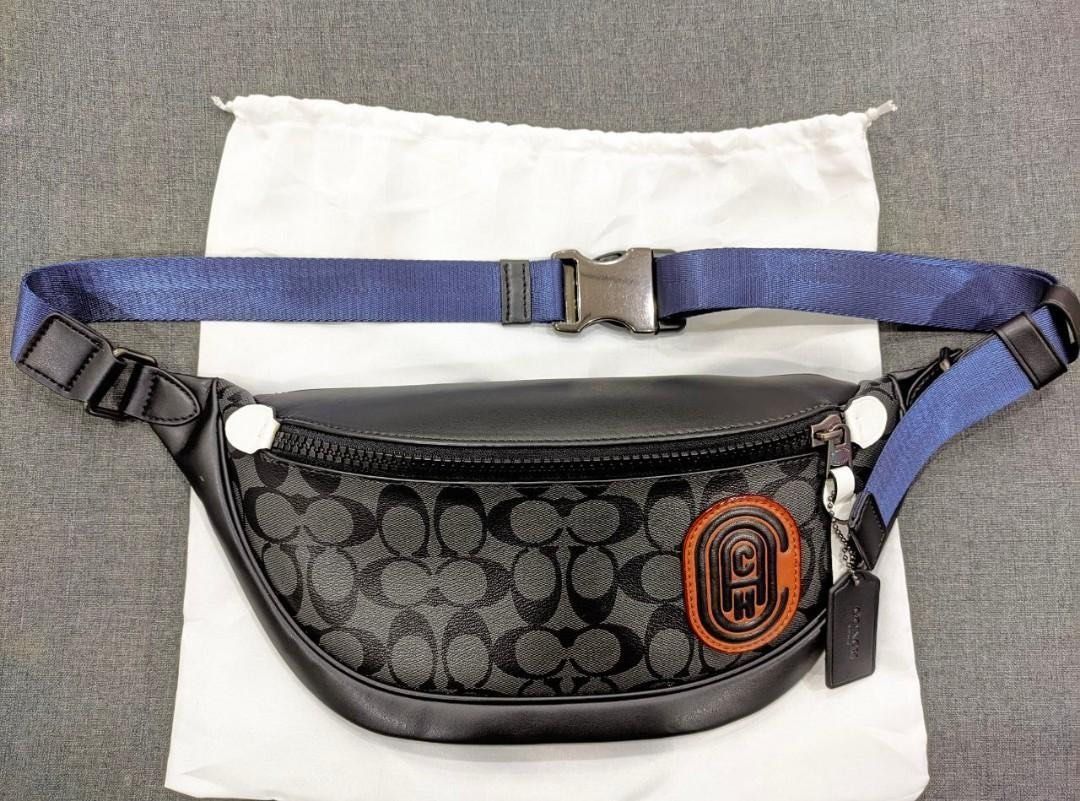 Rivington belt bag in signature canvas with hotsell coach patch