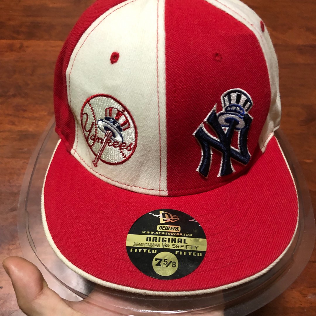 New York Yankees Tri-Tone Brown 59FIFTY Fitted Hat - Size: 7 1/4, MLB by New Era