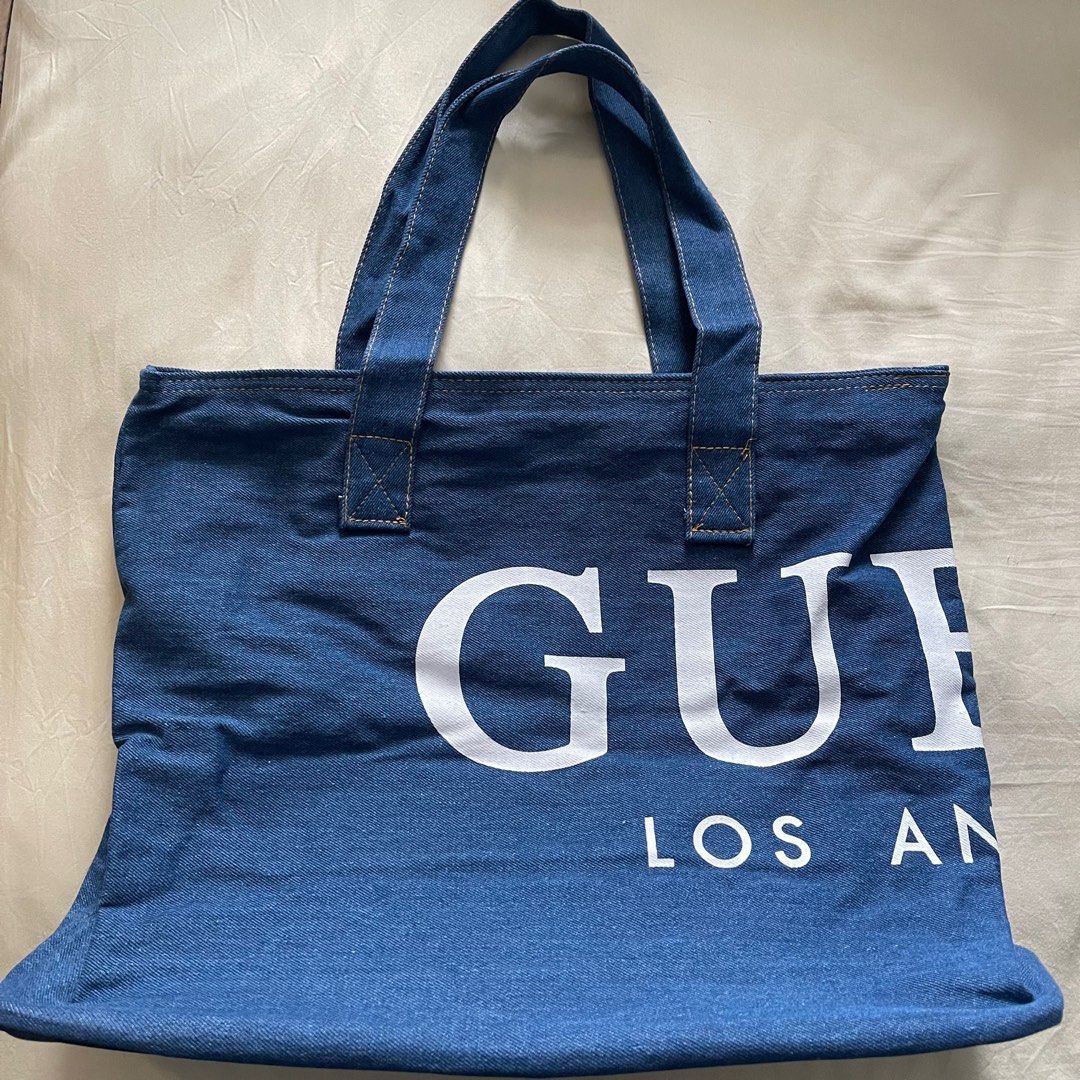 NEW Guess denim sling tote bag Women s Fashion Bags Wallets
