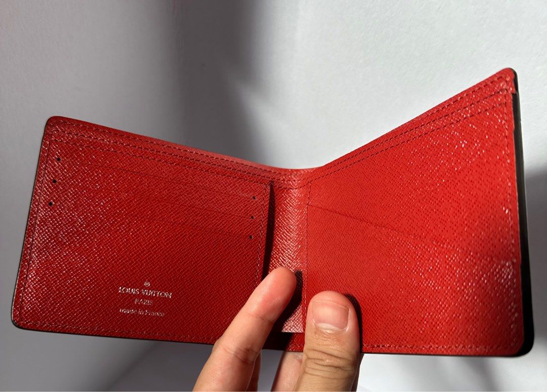 NEW LOUIS VUITTON MULTIPLE WALLET RED SUPREME Luxury Bags
