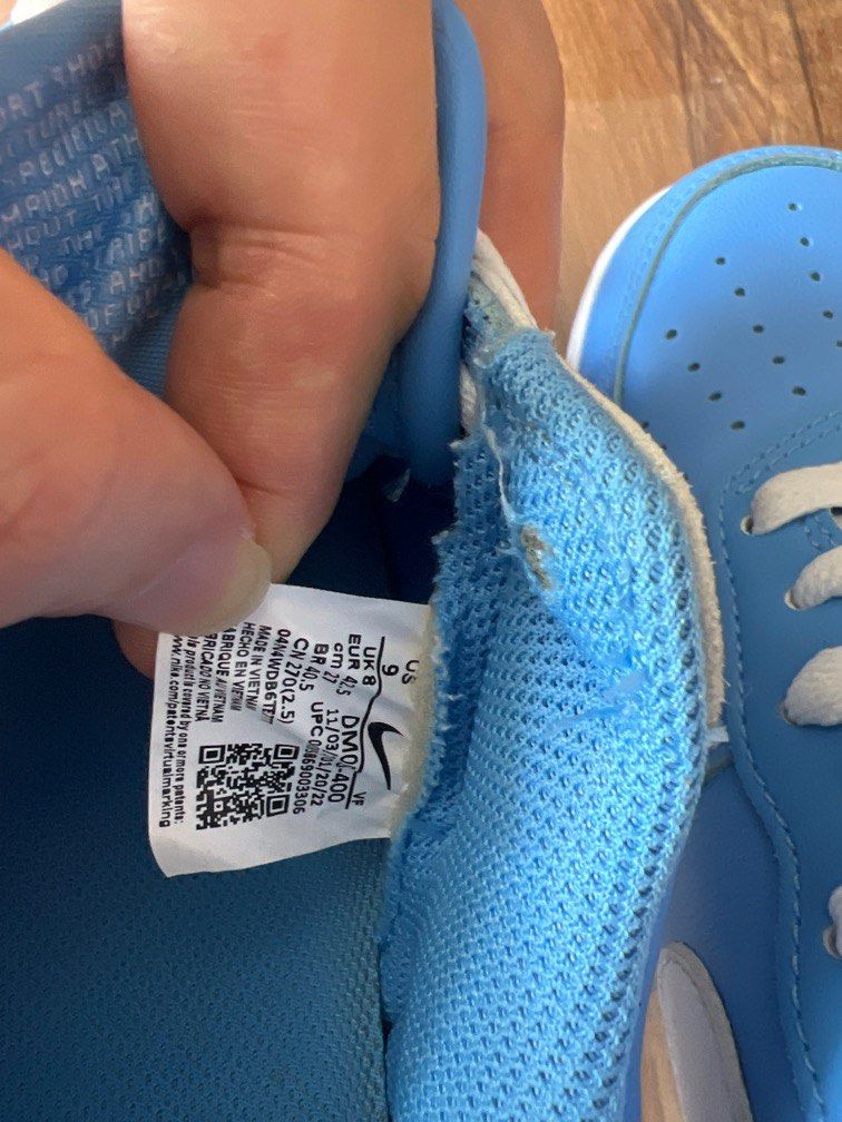 Nike air 27 baby blue hot sale