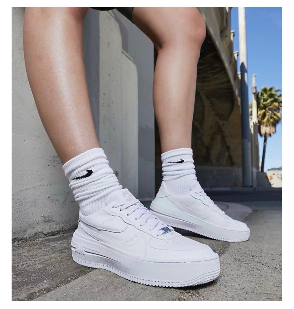 Nike Airforce 1 Platform Women s Fashion Footwear Sneakers on