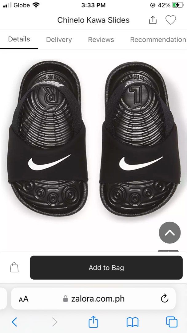 Nike Baby Slippers Babies Kids Babies Kids Fashion on Carousell