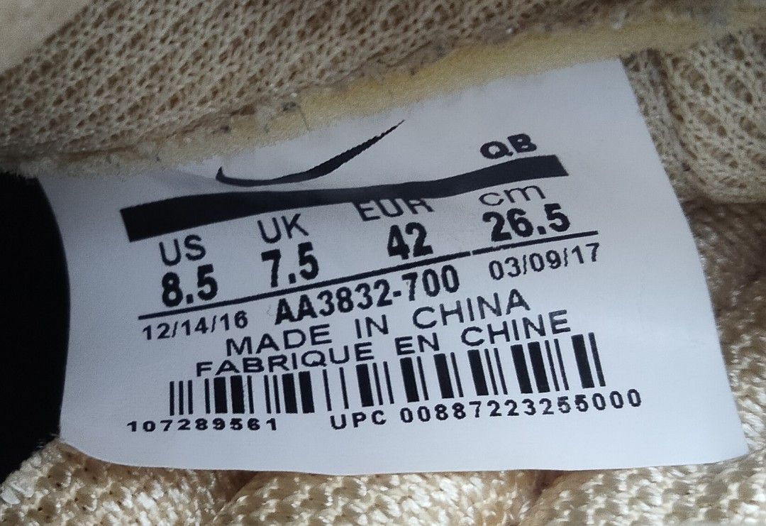26.5 cm shoe size nike deals