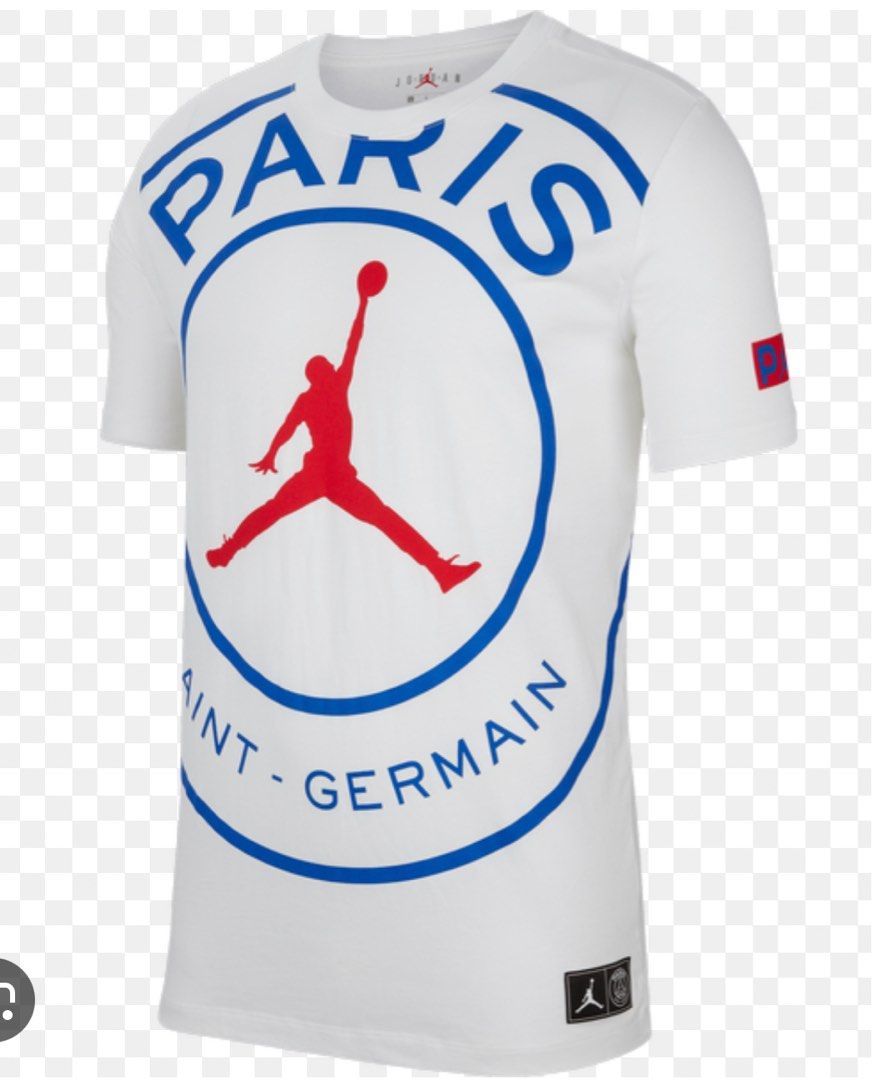 Nike Jordan x PSG T Shirt Men s Fashion Tops Sets Tshirts
