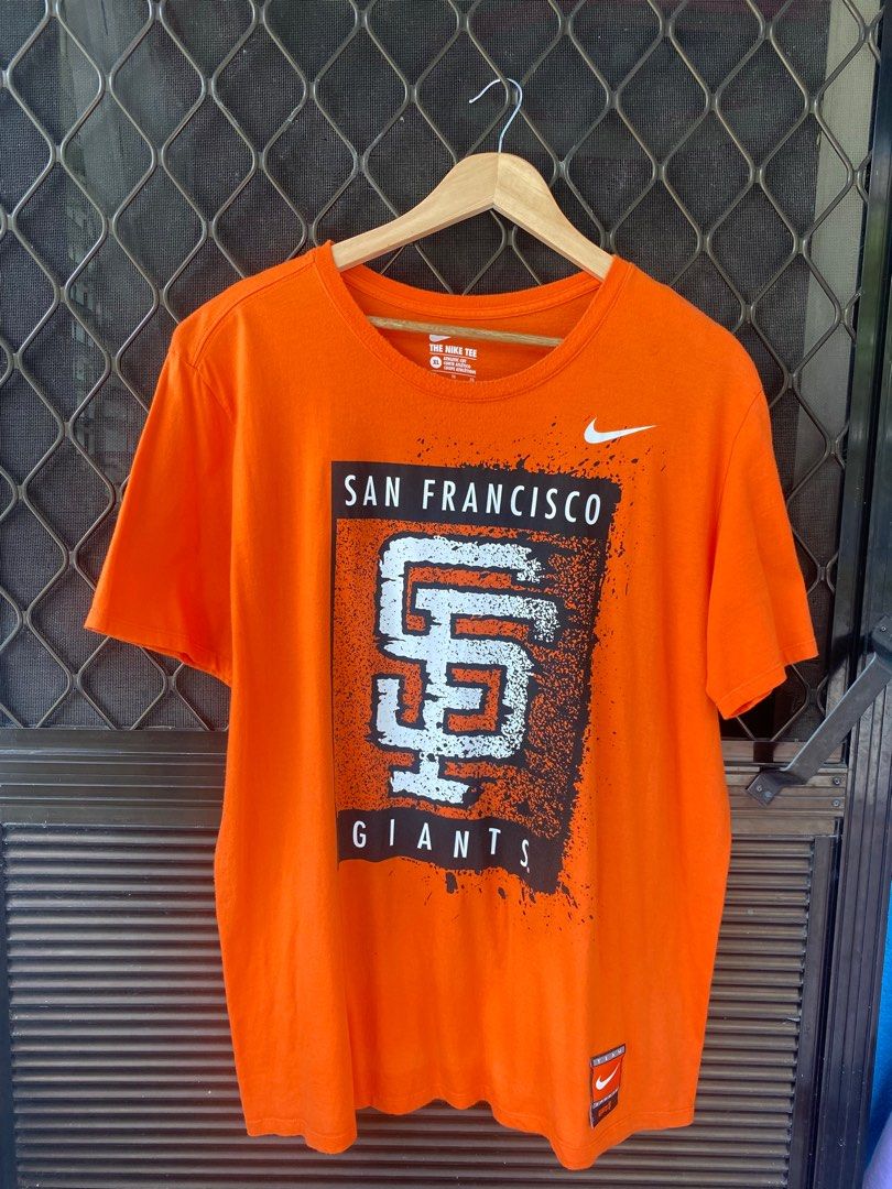 Nike Dri-Fit San Francisco SF Giants Performance Shirt Mens 2XL Center  Swoosh