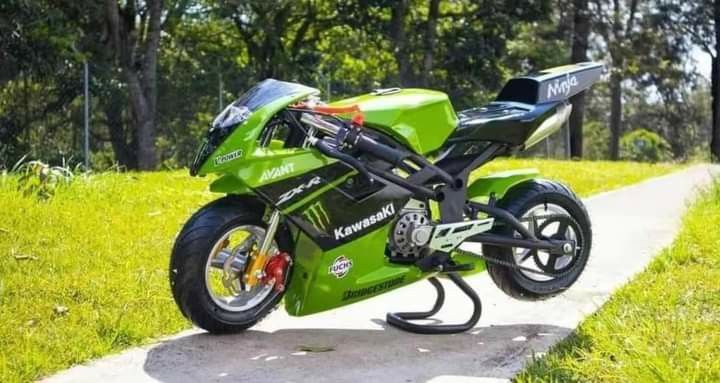 Ninja blata pocket (Category: Motorbikes for Sale) located in Manila. Submitted by saguittarian06 (Listing ID 1256108663, Image 3). Description: Latest features Upgraded high brid Ninja blata pocket bike 49cc 2 strokes! 49CC 2 strokes engine GAS TYPE SUPER HIGH QUALITY ENGINE 49cc 2stroker big tire 3 ft size 44mm blocks thick frames gas unleaded 95% 2T 5% Top speed 40kph Easy pull start up to 85 kilos kaya High quality shocks and engine.