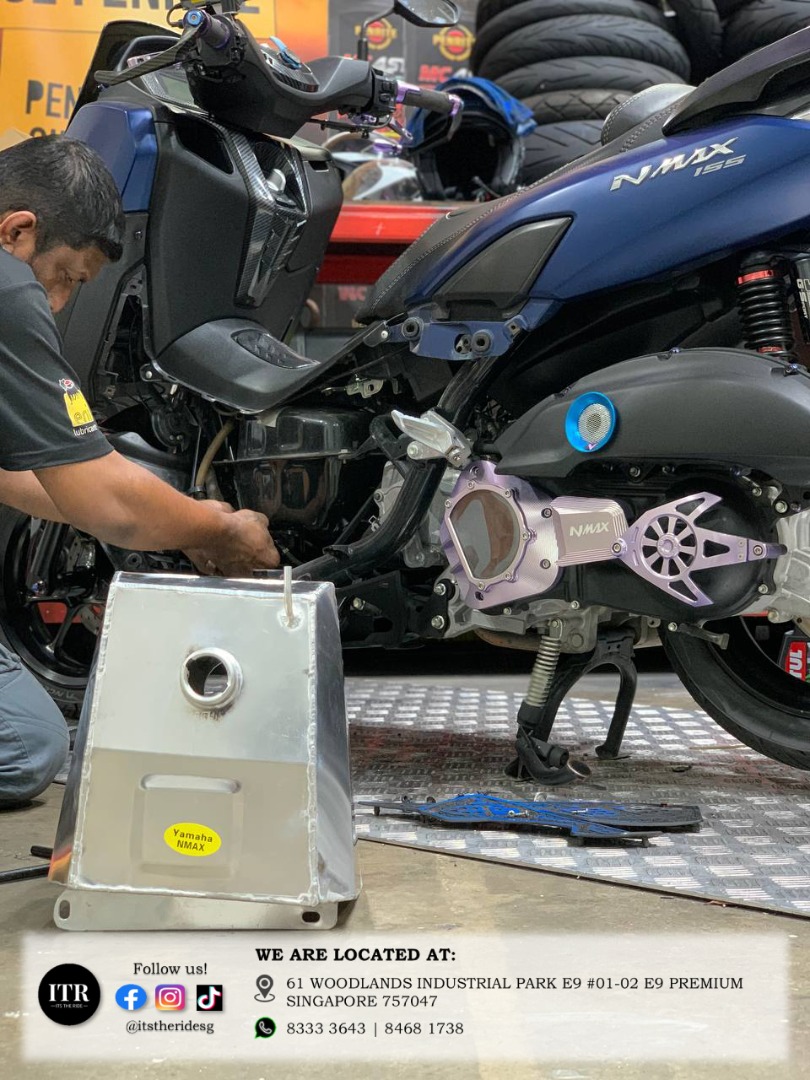 NMAX V2 AEROX V2 FUEL TANK UPGRADE, Motorcycles, Motorcycle Accessories