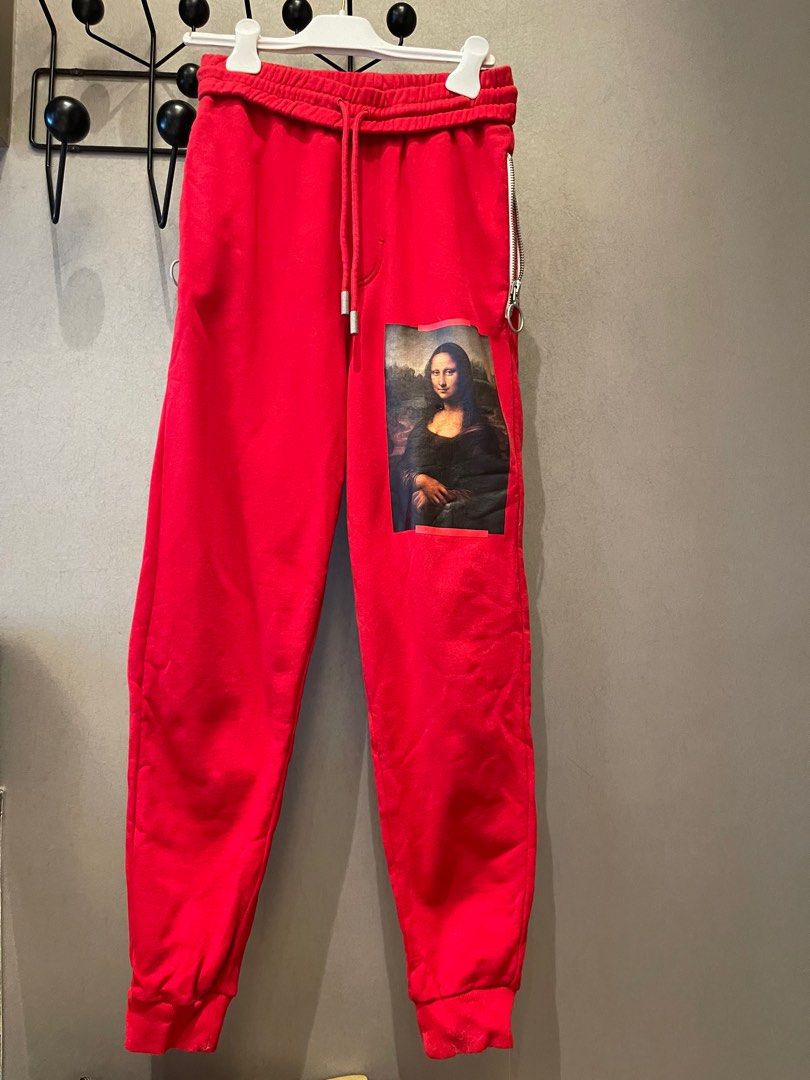 Off White Mona Lisa Print Sweatpants Carousell