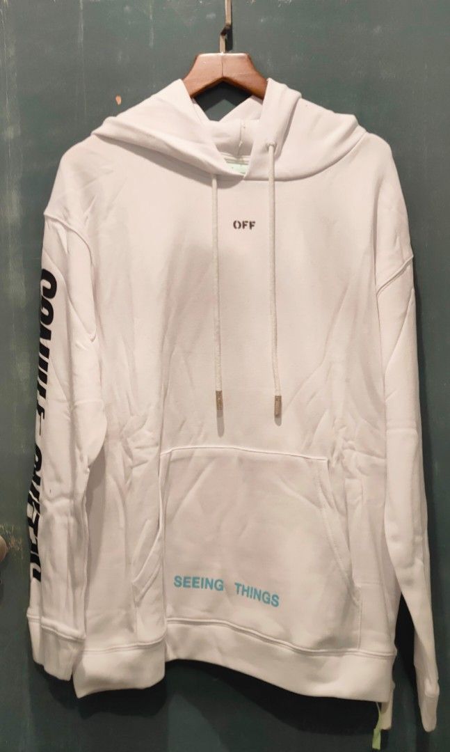 Seeing things off white hoodie top