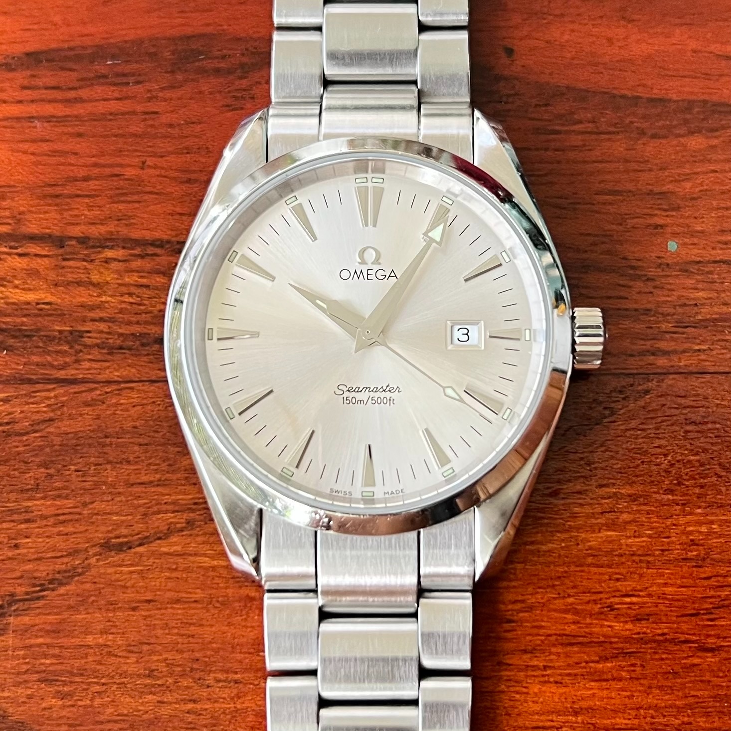 Omega seamaster aqua terra quartz price store