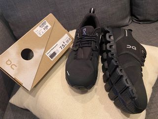 On Cloud 5 All Black Waterproof Rubber Shoes Sneakers