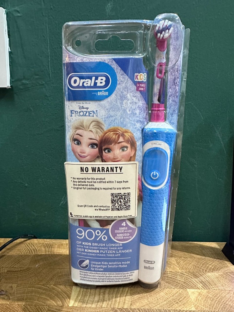 Oral B Stages Power Electric Rechargeable Toothbrush For Kids 3+ Frozen ...