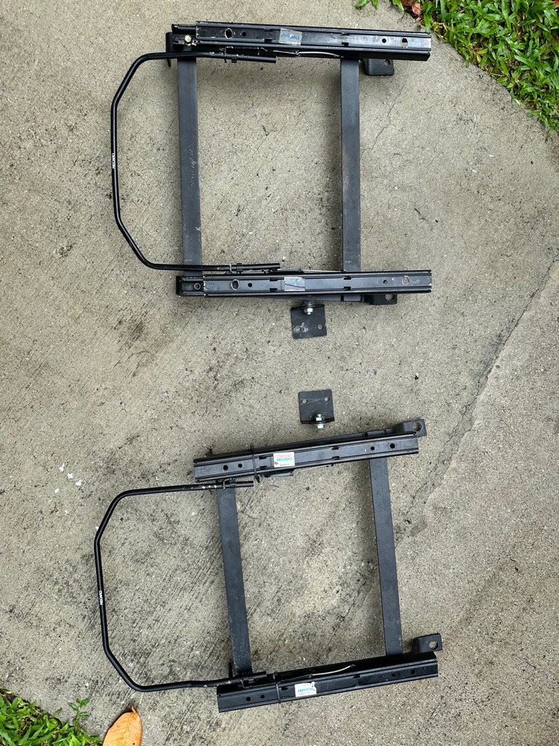 Original Recaro seat rails for SR series semi bucket seats FSOT, Car