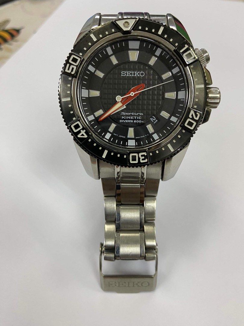 ORIGINAL SEIKO WATCH - SPORTURA KINETIC DIVERS 200m, Men's Fashion