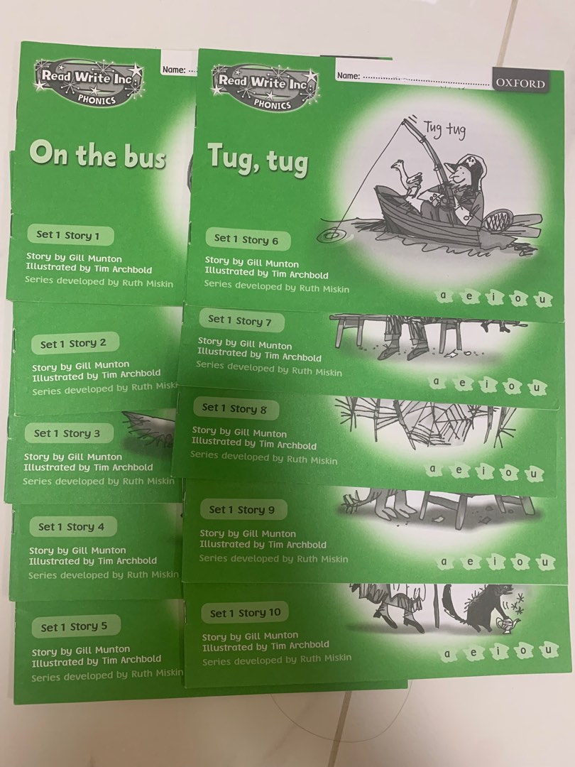 Oxford Read Write Inc (RWI) Phonic / set 1 (green storybooks) / set 3