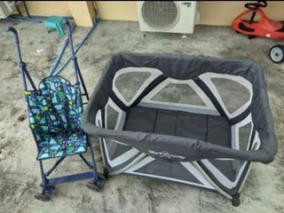 Package Sale - Baby Crib (Giant Carrier) And Stroller (Mothercare) - Legit Branded Items