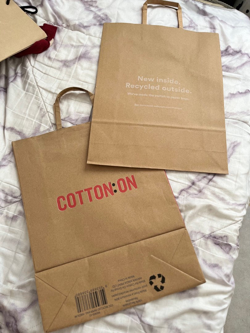 Paper bag cotton on online