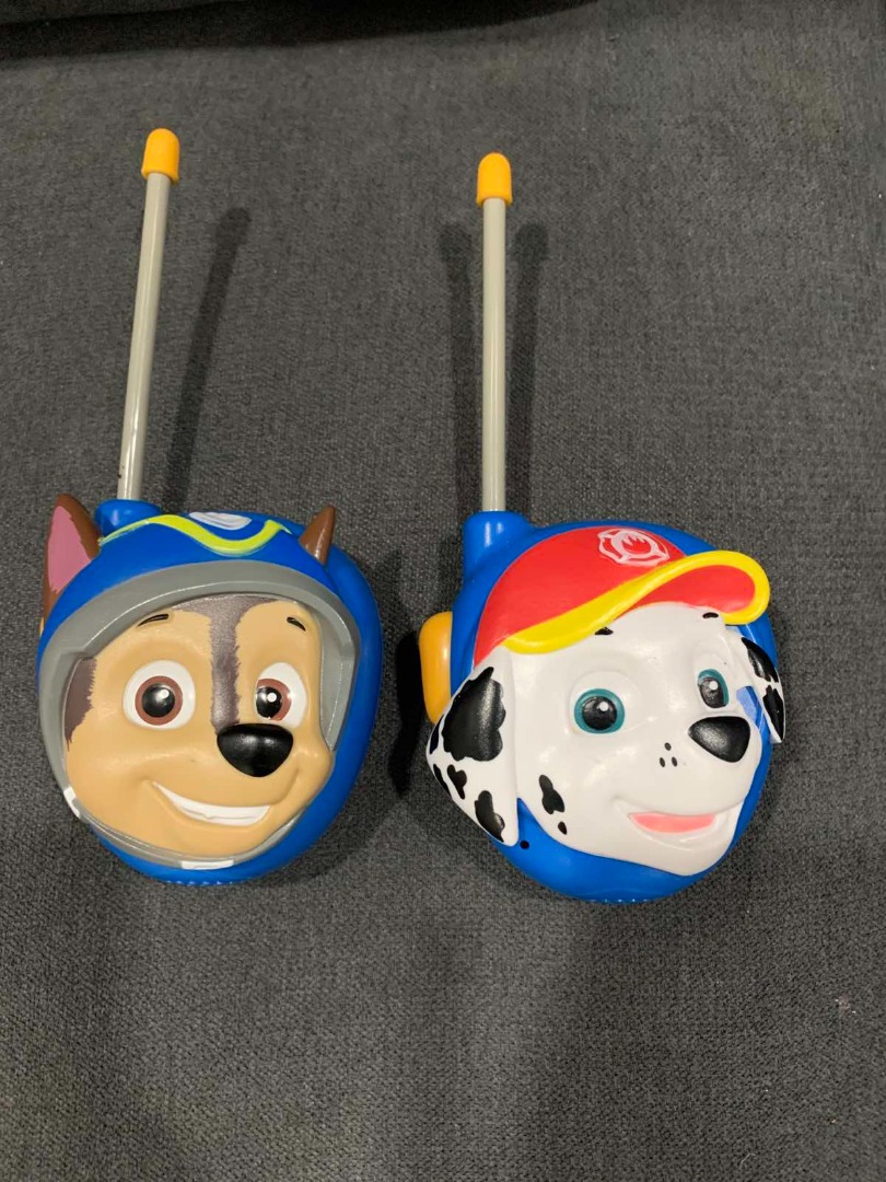 Paw Patrol Walkie Talkie, Hobbies & Toys, Toys & Games on Carousell