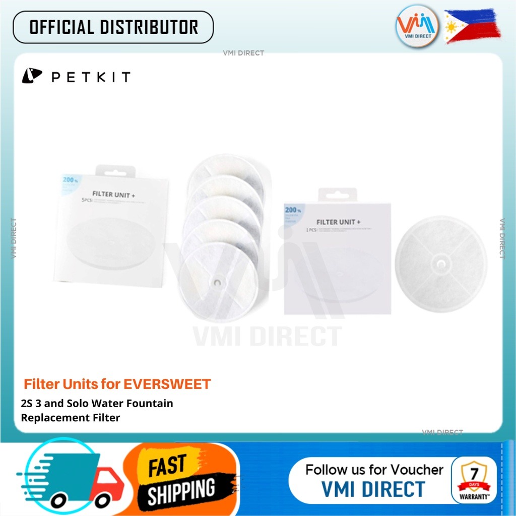 PETKIT Filter Units for EVERSWEET Gen 2/2S 3 and Solo Water Fountain ...