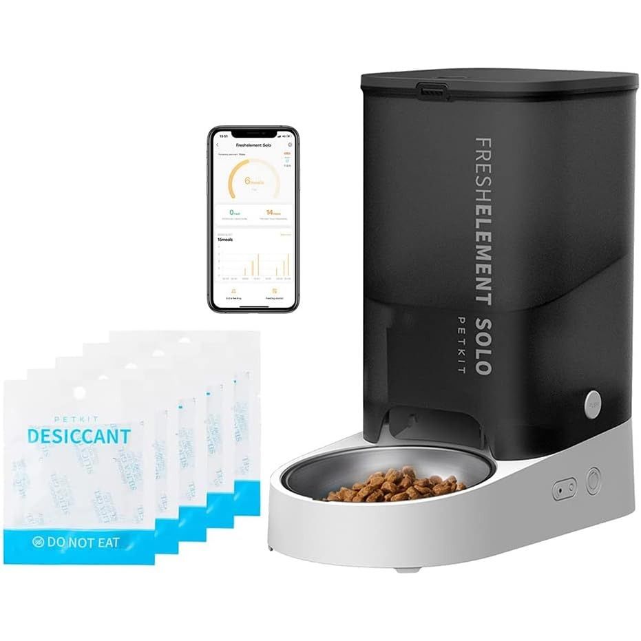 Petkit Fresh Element Solo Automatic Dog Cat Feeder APP Control ...