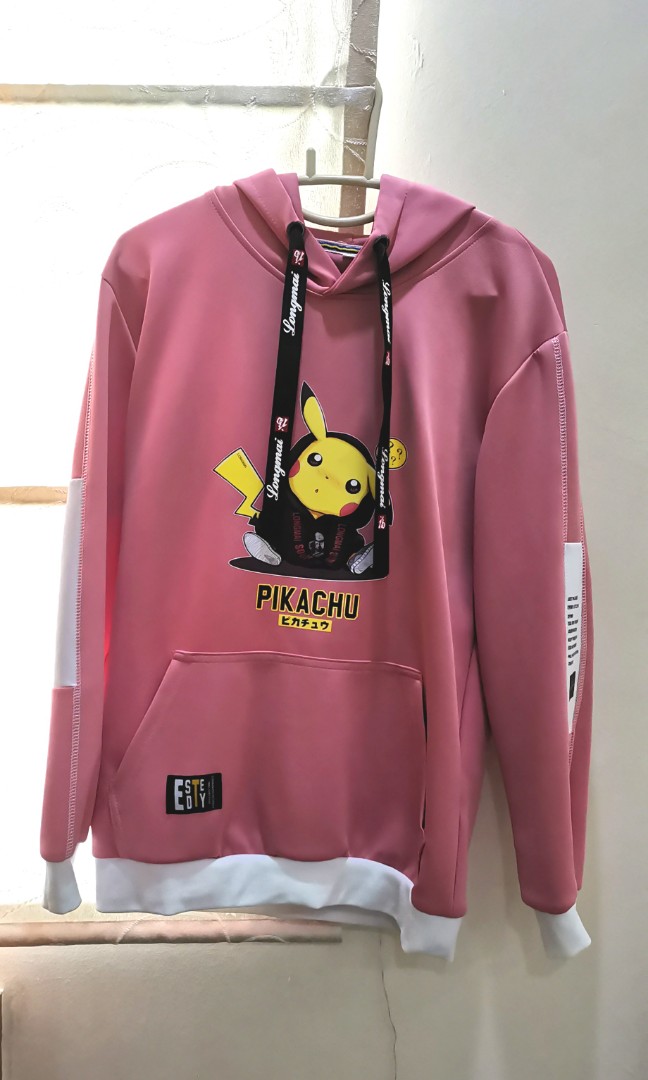 Pink pikachu outlet sweater