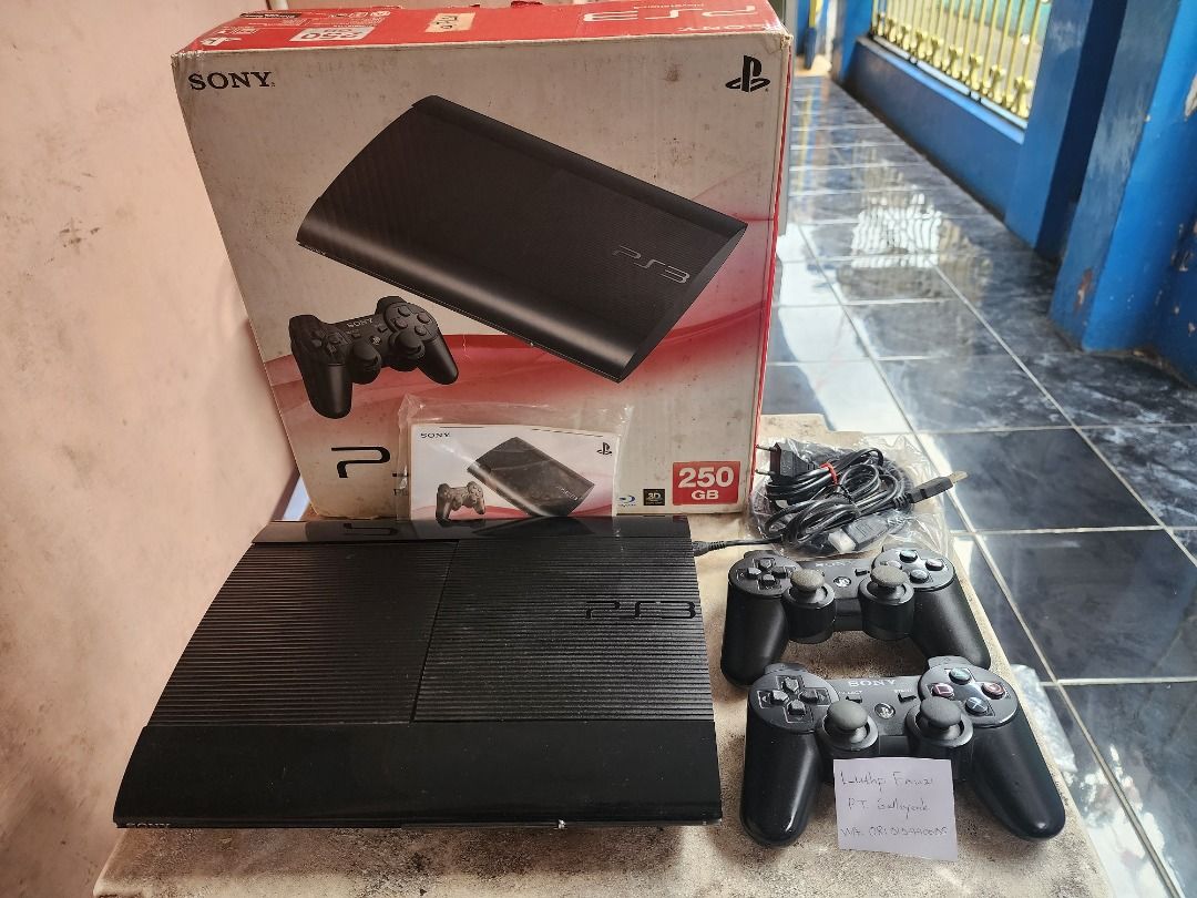 PlayStation PS 3 PS3 Super Slim 250GB HFW HEN Fullset Full Game 00
