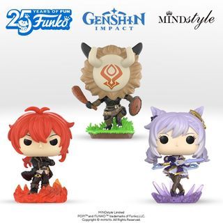 [PO] Genshin Impact Pop! Vinyl Figures - Keqing #182/ Diluc Ragnvindr #183/ Hilichurl #184/ Pop Asia