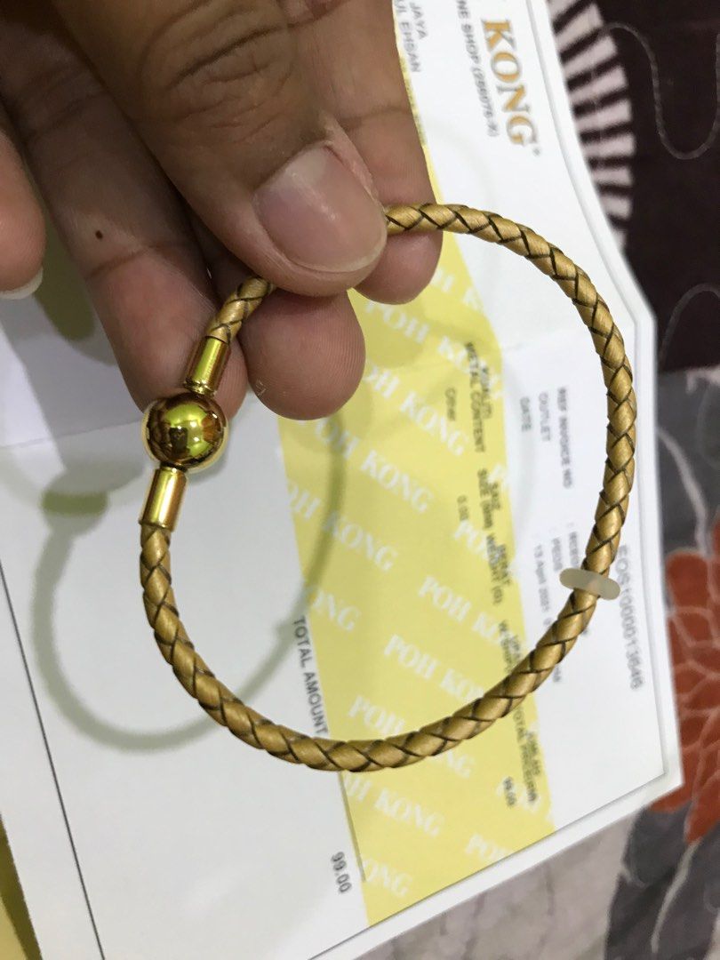 Poh Kong Leather Bracelet