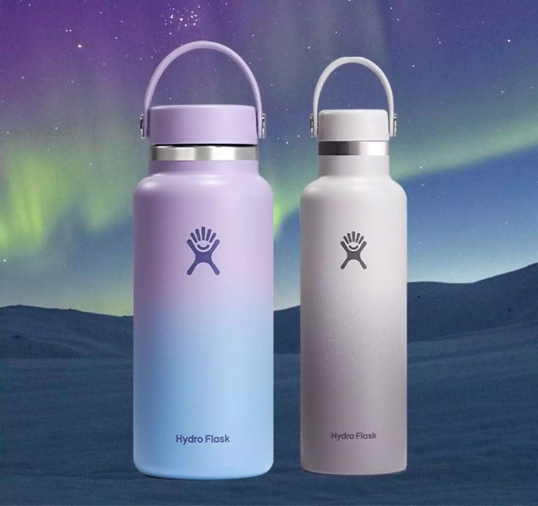 Hydro Flask 24 oz. Wide Mouth Polar Ombre - Moonlight, Water Bottles