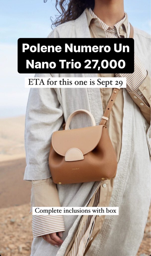Polene Numero Un Nano (Taupe), Luxury, Bags & Wallets on Carousell