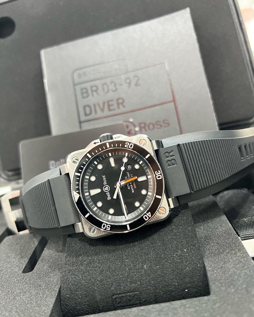 Pre Owned Bell Ross BR03 92 Diver Year 2020 Luxury Watches on