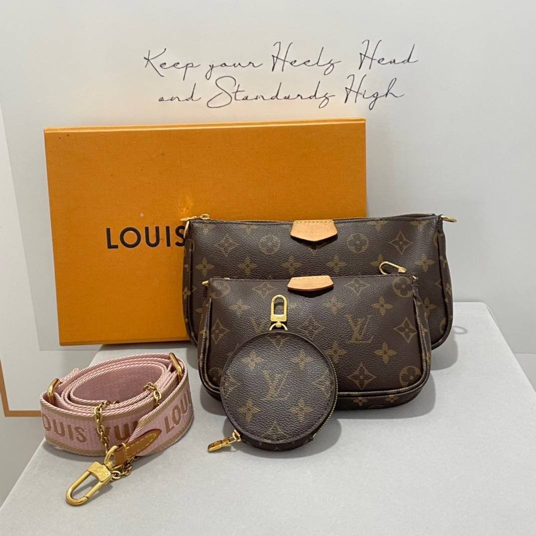 PRE-ORDER] Preloved Louis Vuitton Multi Pochette, Luxury, Bags