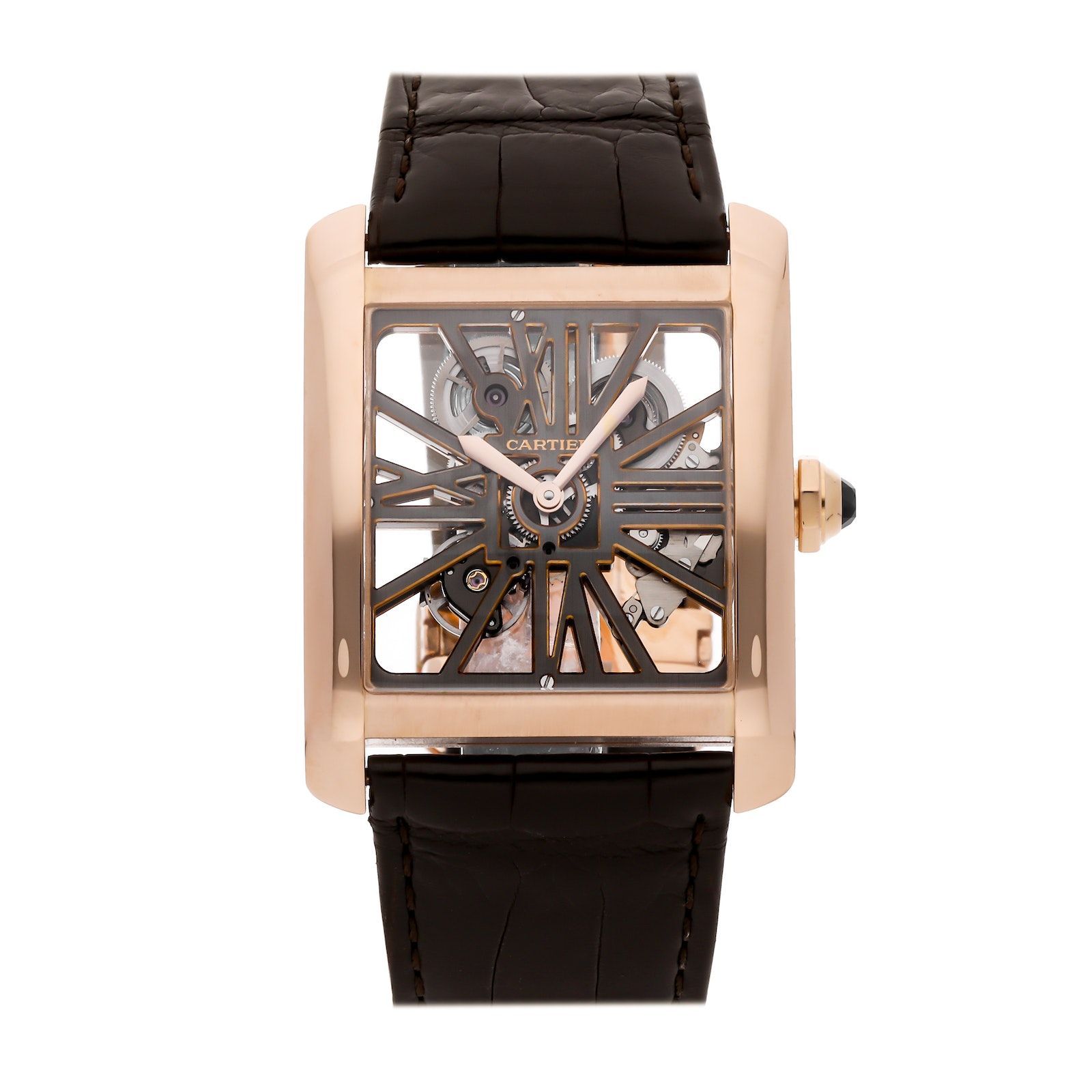 Pre Owned Cartier Tank MC Skeleton W5310040
