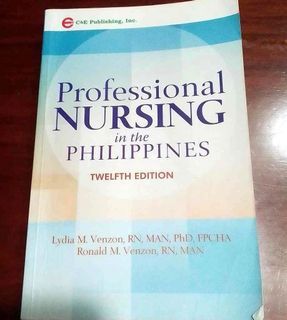 Professional Nursing in the Philippines 12th edition