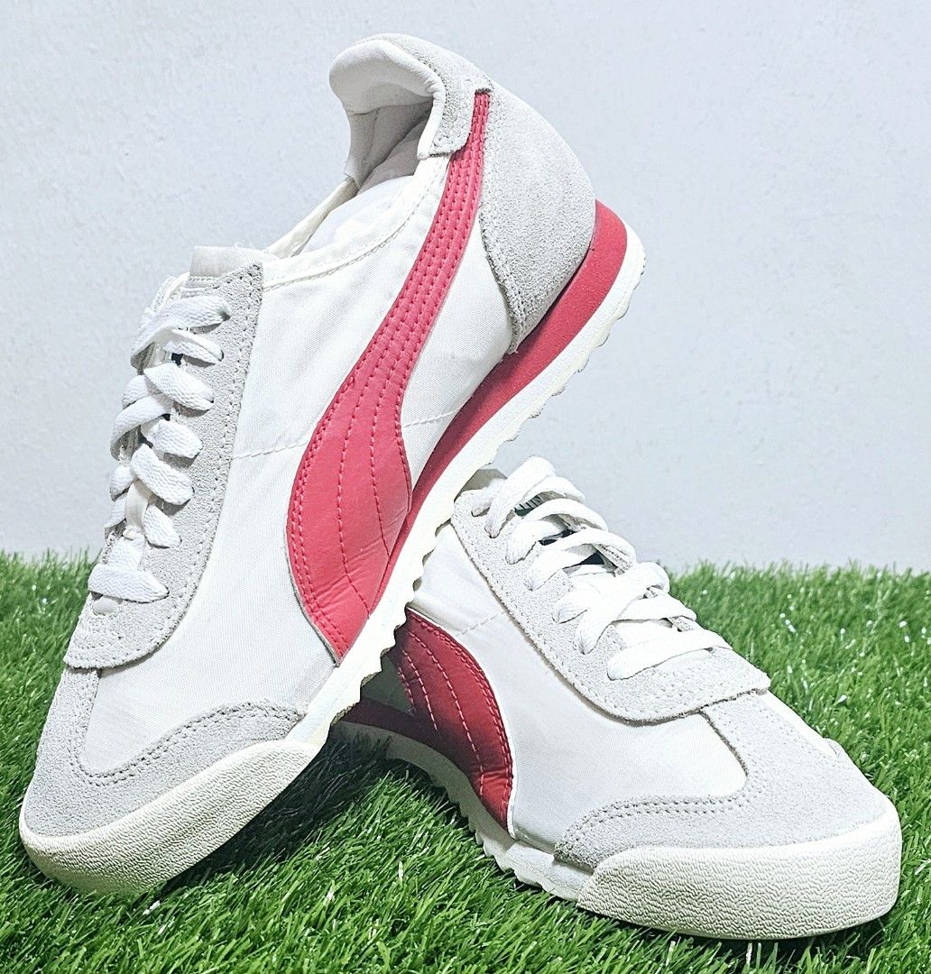 Puma roma cheap shoes pink