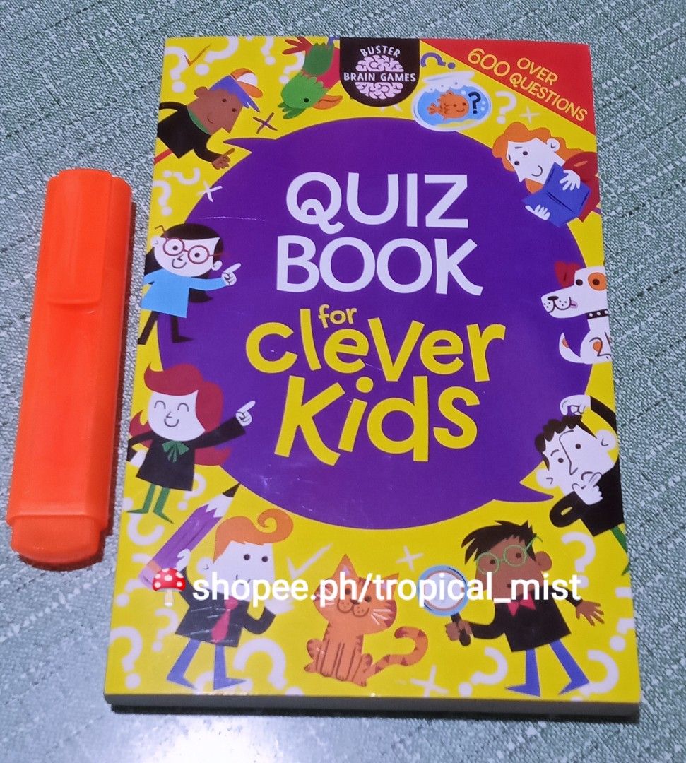 Quiz Book for Clever Kids PB by Lauren Farnsworth, Hobbies & Toys