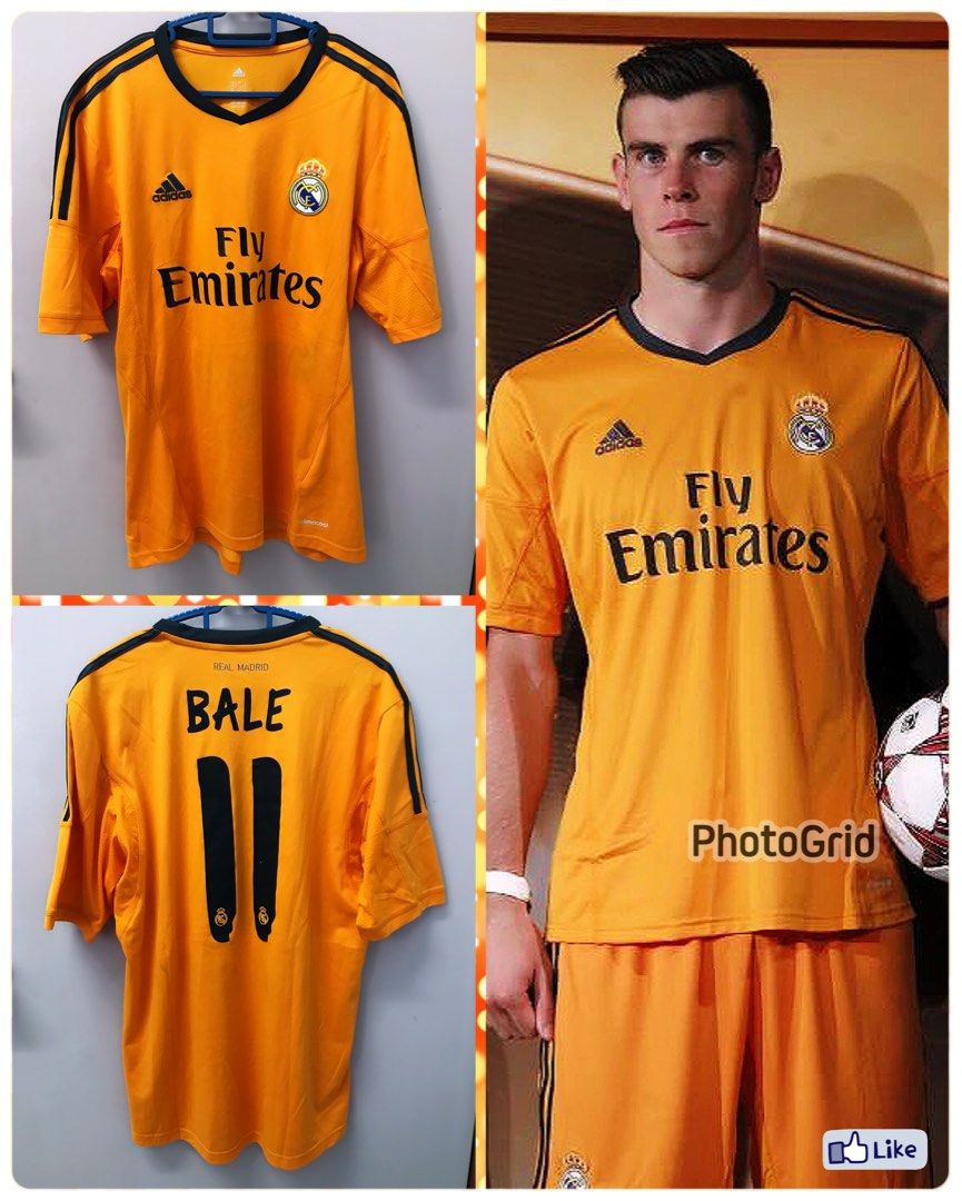 Real Madrid 13/14 Third kit Jersey, Men's Fashion, Activewear on Carousell