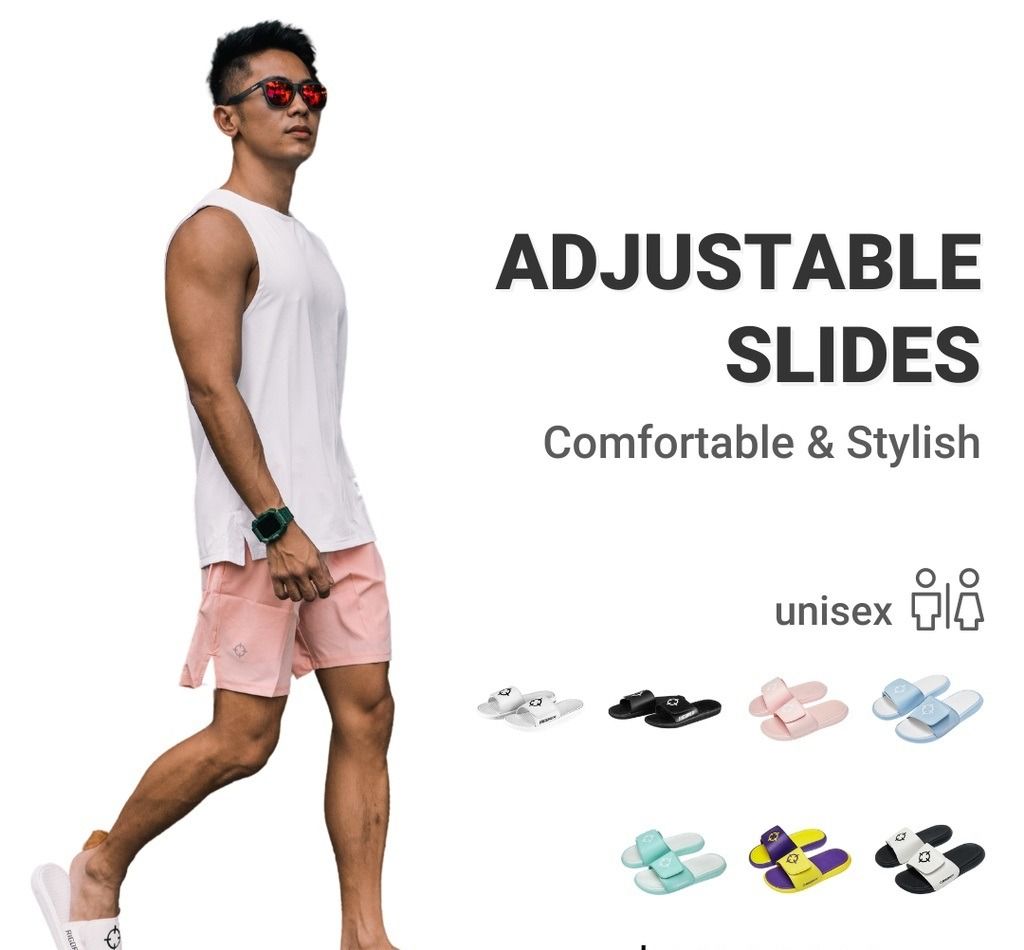 Rigorer Adjustable Slides SL504 Sports Foot Wear Slippers