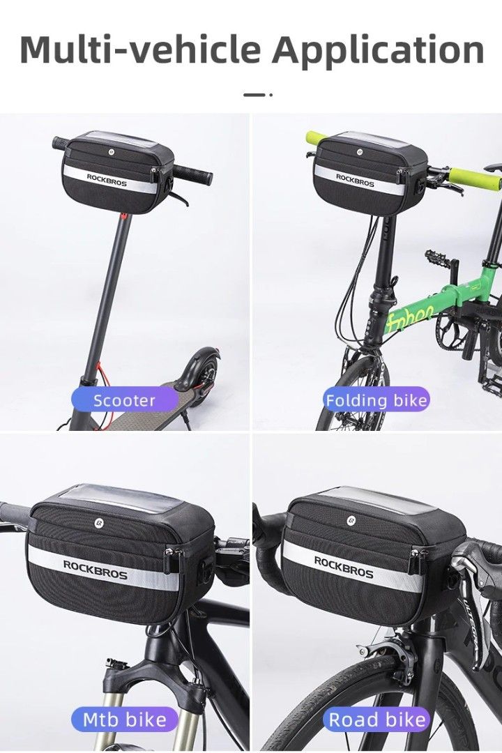 RockBros Handlebar bag MTB bags Road Bike Foldable bag Waterproof