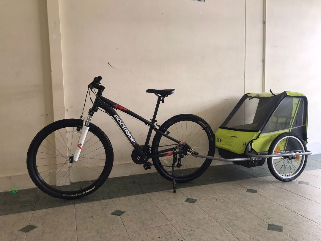 Child bike trailer decathlon clearance