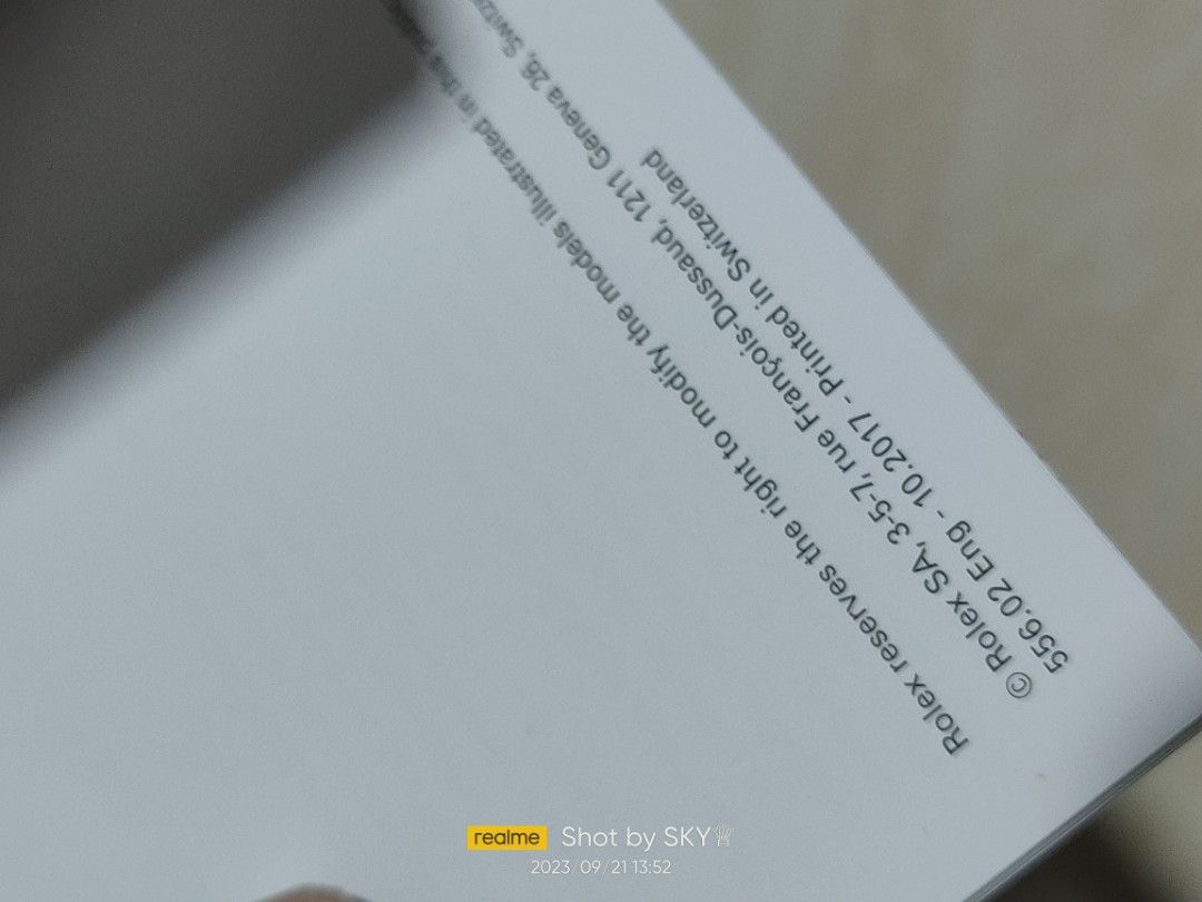 Rolex Explorer 1 booklet 2017 (Category: Luxury Watches) located in Quezon City. Submitted by sky_sale (Listing ID 1255993719, Image 2). Description: AUTHENTIC Rolex Explorer 1 booklet 2017 ENGLISH.