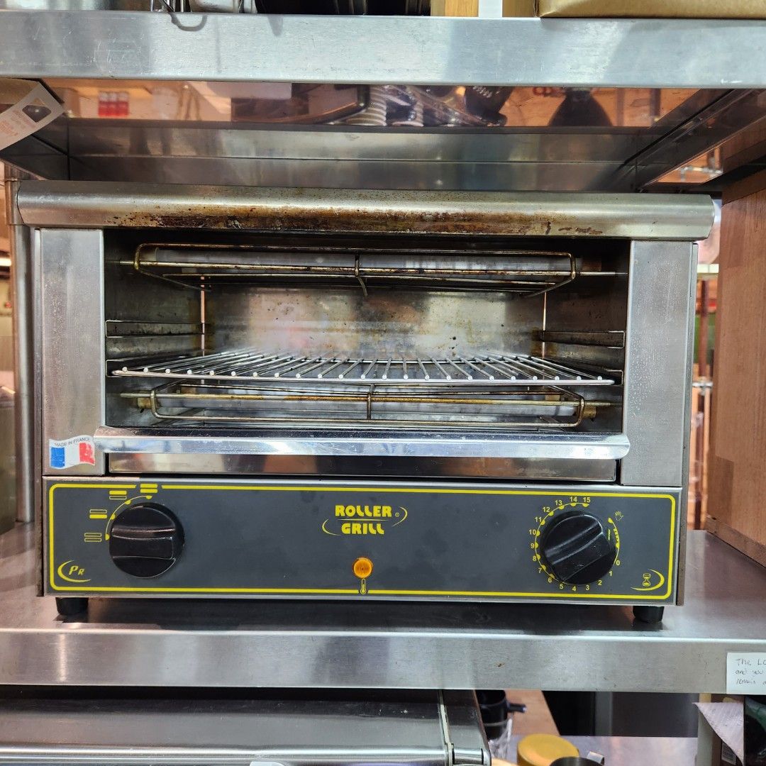 Mini Four à Quartz Infrarouge Professionnel ROLLER GRILL BAR 1000 - Pour Toasts, Croque-monsieur, Gratins, 2000W